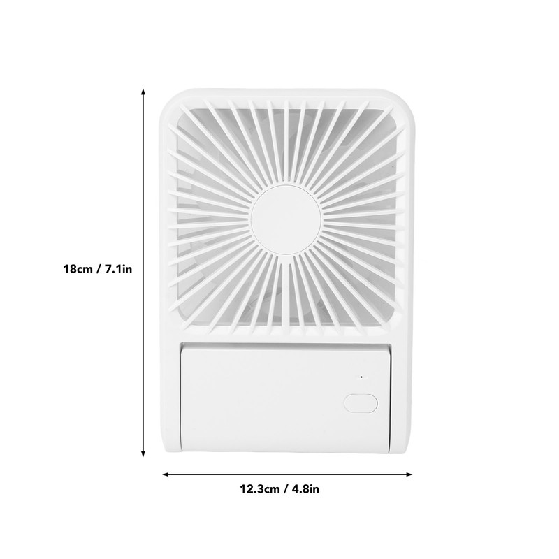 Portable Air Conditioner Fan Strong Wind Silent Operation Ultra Slim