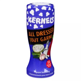 Brandfusion Ltd. Kernels Popcorn Seasoning All Dressed, 110g (4 Pack) (Imported from Canada)