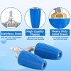 Pressure Washer Dual Turbo Nozzle 2mm Hole 4‑6GPM 4000PSI Pressure