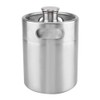 Mini Stainless Steel Beer Barrel with Spiral Cover Lid Practical