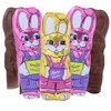 Needzo Solid Crispy Chocolate Bunny Rabbit, Easter Basket Candy, 4.25