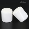QUARKZMAN 10pcs Rubber End Caps 50mm ID Vinyl Round Tube