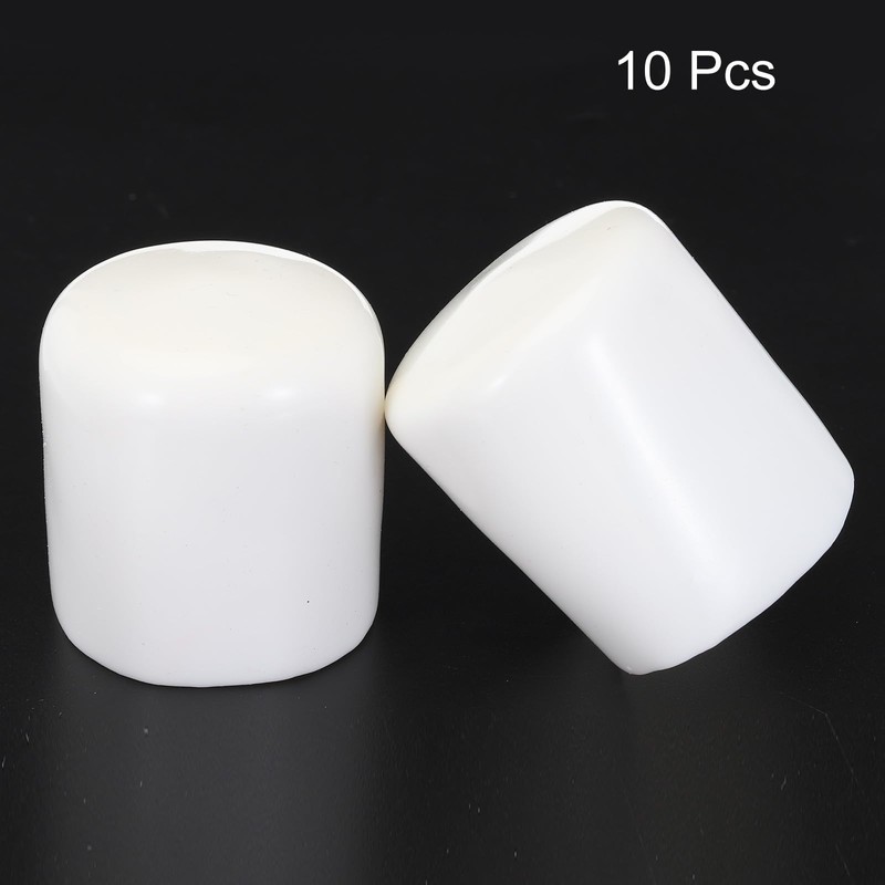 QUARKZMAN 10pcs Rubber End Caps 50mm ID Vinyl Round Tube