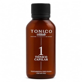 Tonico Vittale | Tónico para Cabello 75ml | Tratamiento para el Cuero Cabelludo | Anticaída, Crecimiento Y Fortalecimiento del Cabello | Brillo Y Reconstrucción | 100% Ingredientes Naturales