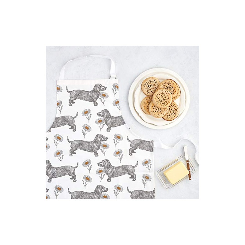 Thornback & Peel Dog & Daisy Apron, Cotton, Multicolour, 60