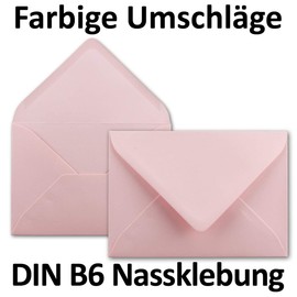 Neuser FarbenFroh 80 g/m² B6 envelopes, 175 x 125 mm, wet sealing