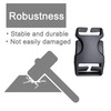 YJFY Pack of 2 Buckles Click Lock Backpack Strap Buckle