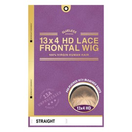 Sensationnel 13A 13X4 Lace Frontal Wigs - human hair 13A unprocessed glueless straight preplucked hairline - 13x4 HD Lace wig Straight (22 inch, NATURAL)