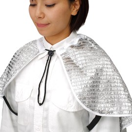 Ryoka-chan Long Cape Hybrid Type with Back/Hat (Hat Sold Separately), Heatstroke Protection Item, UV Protection, Protection Against Sunburn for Farming, Gardening, Fishing, Heat Prevention