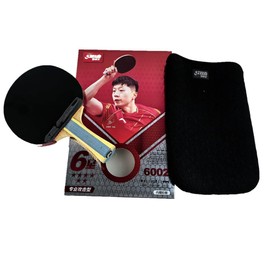 kepitc Table Tennis Racquets 4-9 Stars, Table Tennis Paddles with DHS Sticky ITTF Aproved Hurricane 3/8 Rubber, Ping Pong Rackets with Bag or Case, for All Levels (H6002-FL)