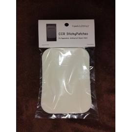CCR StickyPatches-an Affordable Aggressive Repair Butyl Adhesive Patch-White, for Fabric, Fiberglass, Plastic, Wood, Drywall, Metal (Aluminum, Brass, Steel), Home Improvement, Boats, RV, Campsite