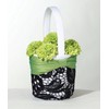 Lillian Rose Green Black Wedding Flower Girl Basket