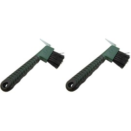 Hoof Pick Brush with Rubber Handle - 2 Pack (Green 2 Pack)