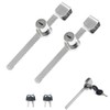 Sliding Glass Door Ratchet Lock,Locks for Glass Display Case with