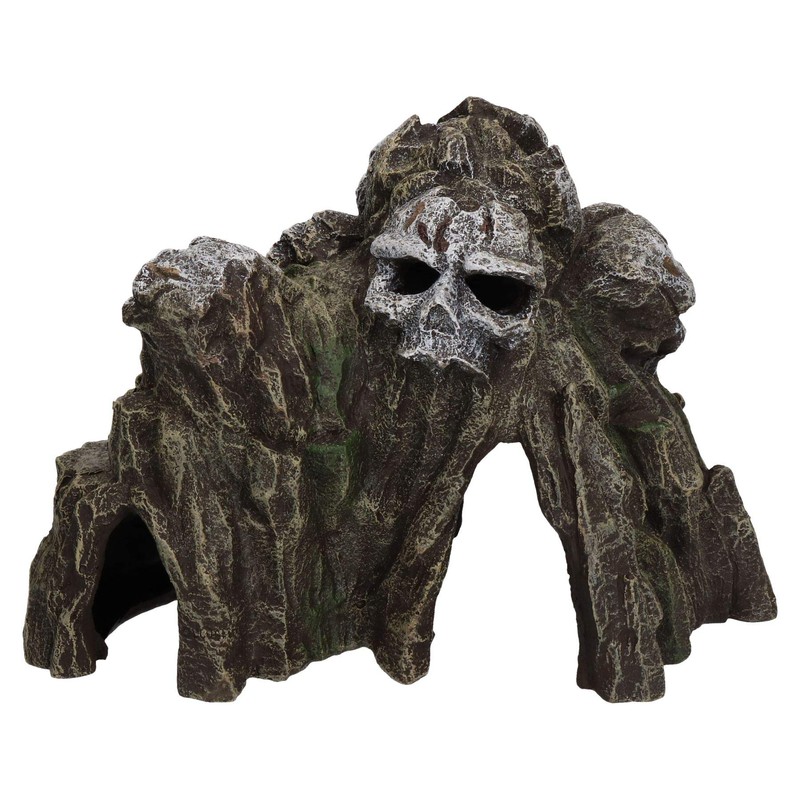 AB Tools Aquatic Aquarium Decor Skull Mountain Fish Tank Ornament