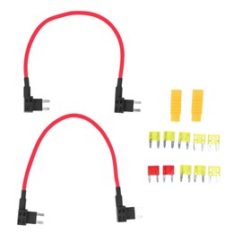 2 Set TIPM Bypass Cable Fuse Adapter Holder 14AWG 20AMP Repair Fuel Pump Relay Accessories Replacement for CBWPR091AA