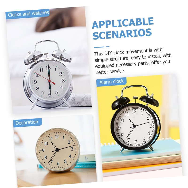 Gatuida 1 Set DIY Clock Movement Mechanism Kit Replacement Clock