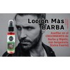 JYE Set de 4 Frascos Locin Crecimiento de Barba, bigote