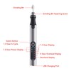 WGFOIP 3-Speed Variable Quick Charging Grinding Pen, Rechargeable Aluminum Alloy