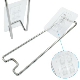 Rierdge 5Pcs Silver Self Adjustable Picture Easel Stand Metal Self Adhesive Picture Frame Easel Small Frame Easel Backs 7.08" Tall for Picture Frame Photo Frame Back