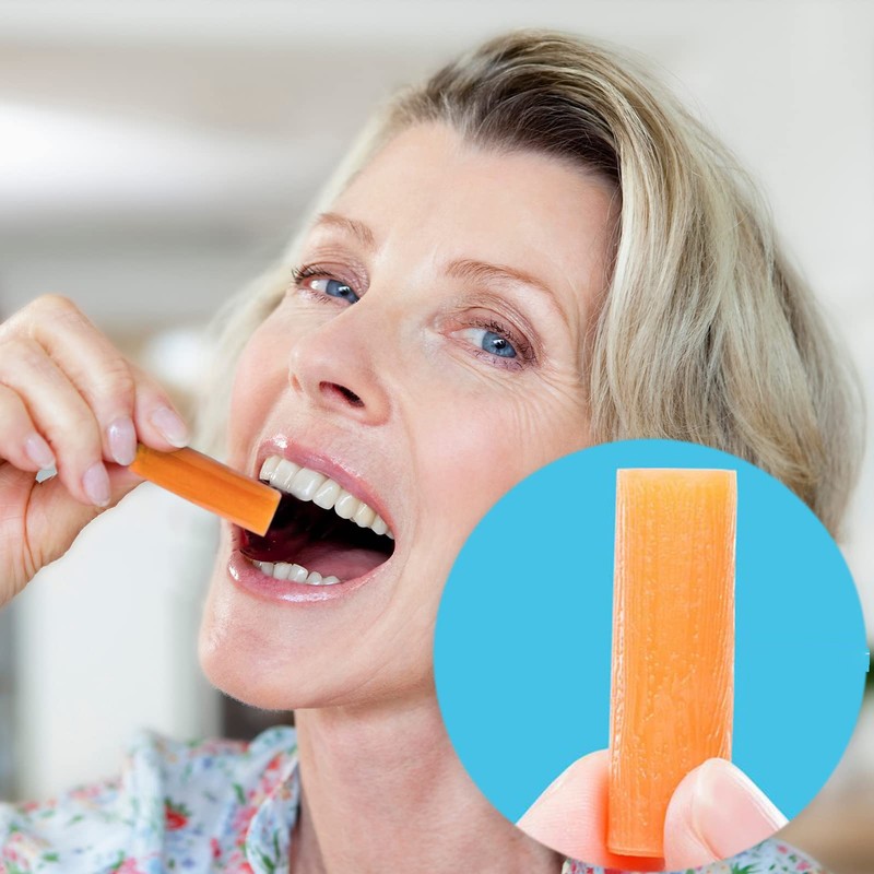 3pcs Chewies,Chewies,Aligner Chewies,Orange/Grape/Mint Aligner Chewies for Tray Seaters,Dental Teeth Chewies（3pcs
