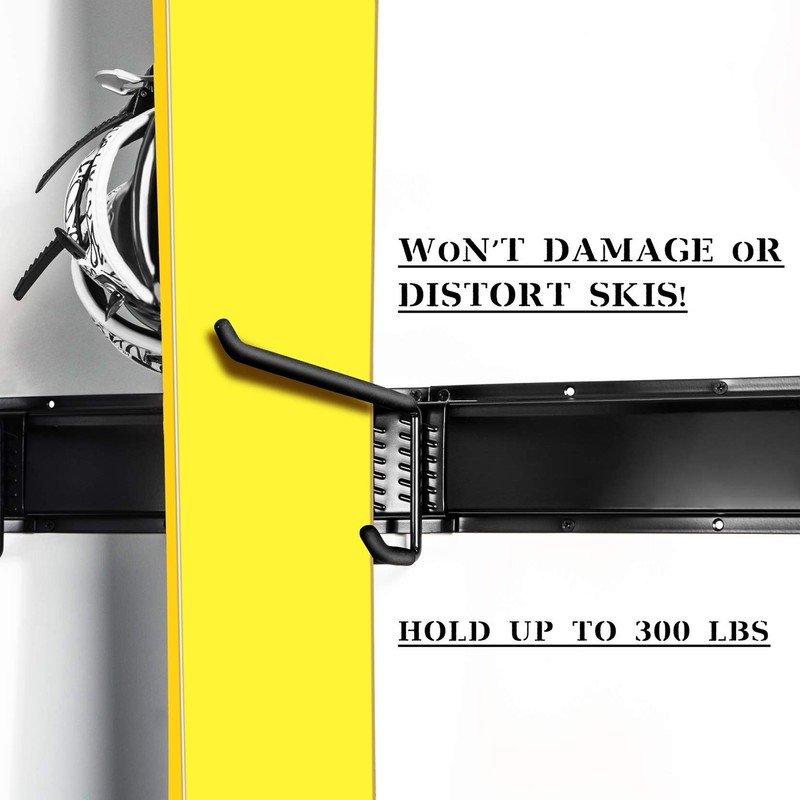 WALMANN Wall Mount Tool Organizer, Mop and Broom Holder, Garage