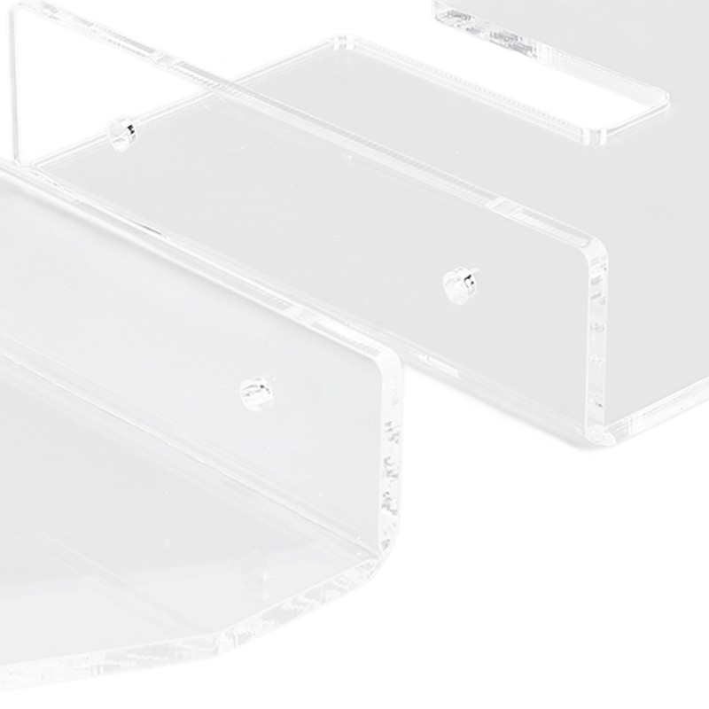 Skateboard Wall Mount Clear Acrylic Storage Display Deck Skateboard Wall