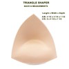 Braza Swim Shapers - Triangle Enhancement Pads, Beige, Size C/D