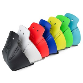 Bont Roller Skates - 100% Australian Leather Toe Cap Protectors - Roller Skate Derby Speed - Pair - Super Yellow