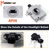 Xenon Headlight Ballast with Igniter and D2S Bulb Compatible with