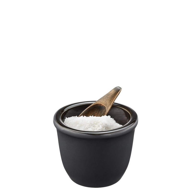 Gefu X-PLOSION Salt and Spice Pot, Black