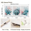 RyounoArt 3 Piece Coastal Wall Art Coral Shell Reef Painting