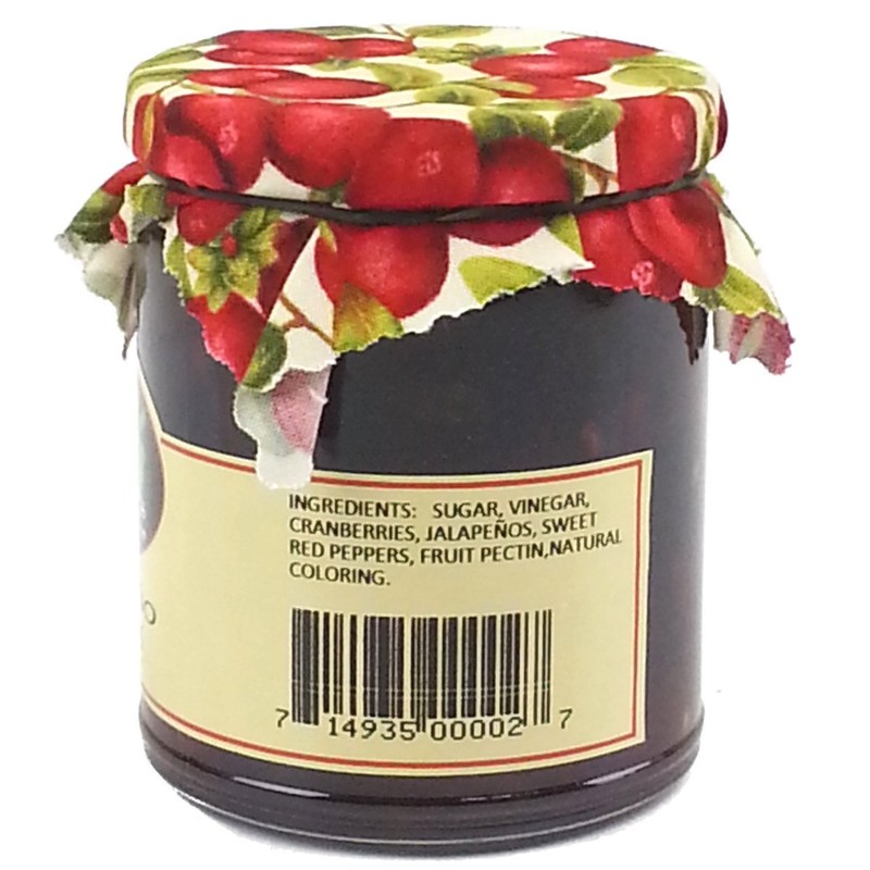 Cran-Peno Preserves, Natural Cranberry-Jalapeno Specialty Pepper Jelly, 11-Ounce Each (3