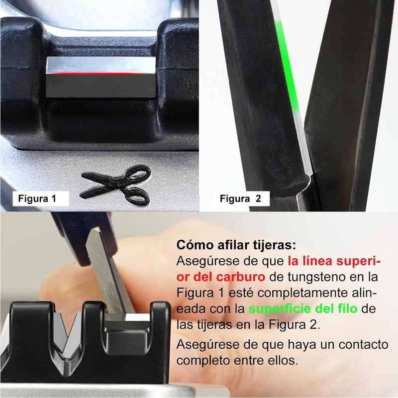 SHARPAL 191H Afilador de cuchillos y tijeras de chef de