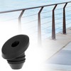QWORK 45 Degree Rubber Grommets for Cable Railing - 100