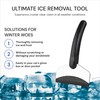 GWOZI Ice Scrapers for Car Windshield - Stainless Steel Scraper
