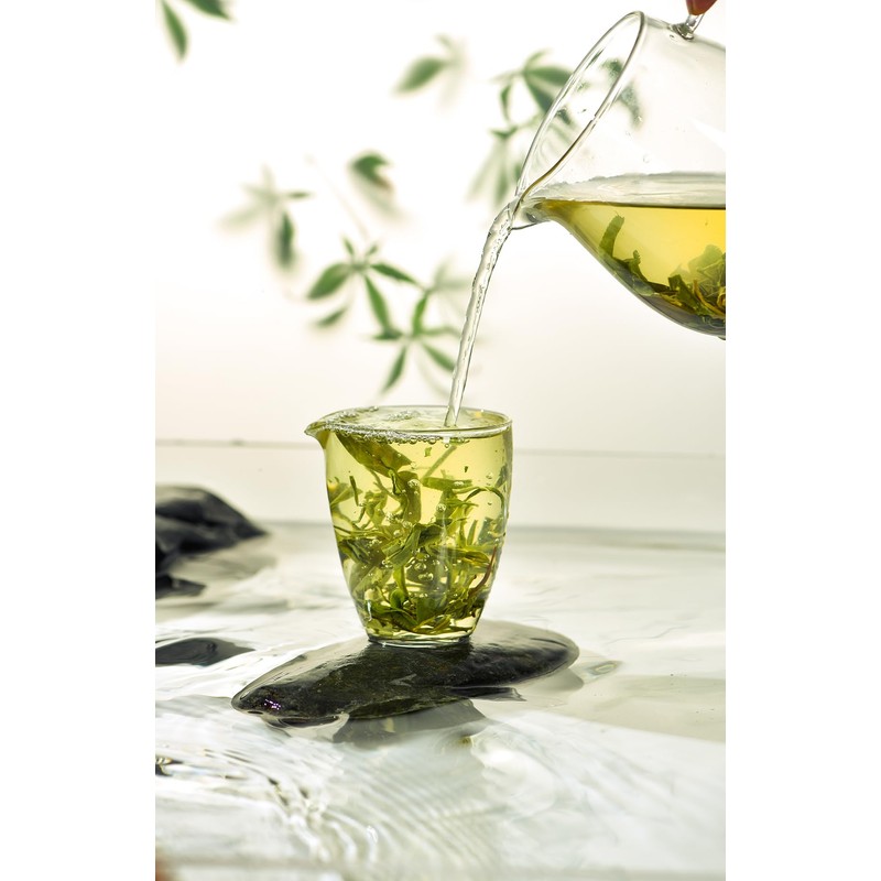 Hezuo Golden Green Tea Loose Leaf - Refreshing & Aromatic