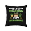 Sprout Farming Kit Microgreens Gardening Supplies Microgreen Throw Pillow