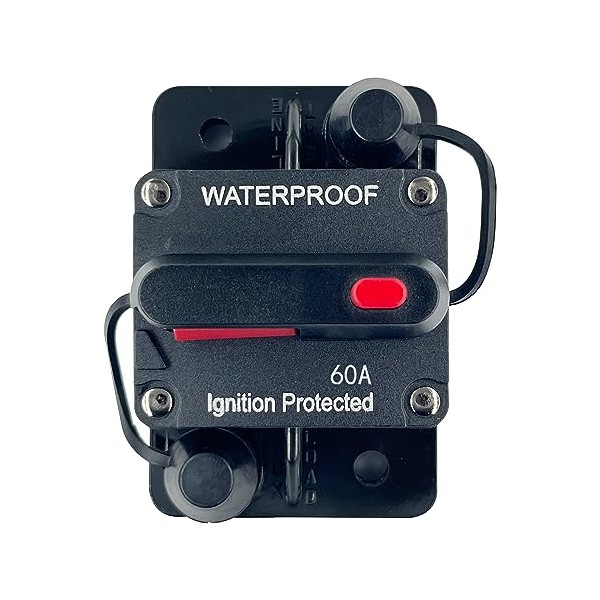 Xipupoo Xipupoo 60 Amp Circuit Breaker Resettable Fusewith Manual Reset