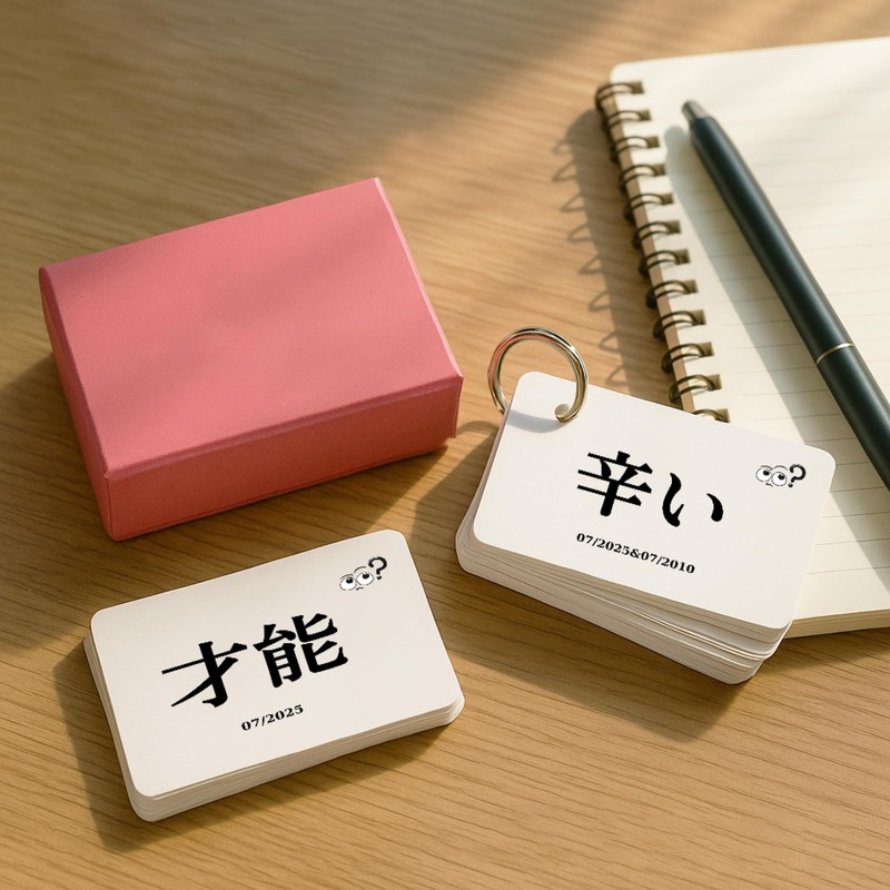 MoMo Nihongo - Kanji Flashcards N3 - Comprehensive Set from