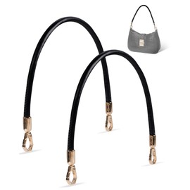 MEGAVOW Bag Handle, Shoulder Strap for Bags, PU Leather Strap, Bag Handle, Bag Strap, Wide, DIY Shoulder Strap for Purse, Tote, Handbag, Shoulder Bags, Black, 60 cm