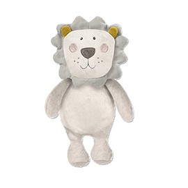 Interbaby Large Plush Toy Rattle Lion White Plush Animal Baby Toddler