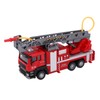 1:50 Ladder Fire Truck Alloy Model 180° Rotating Table Fire