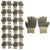 Cordova 3856L Standard Weight Gloves, Fingerless, Natural, Poly/Cotton Machine Knit,