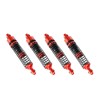 KEEDA 4PCS Aluminum Threaded Shock Absorbers Oil Damper for 1/18