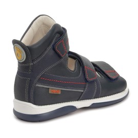 Memo Honos Orthopedic Corrective Ankle Brace Sandal, Navy Blue, 36 (4.5 M US Big Kid)