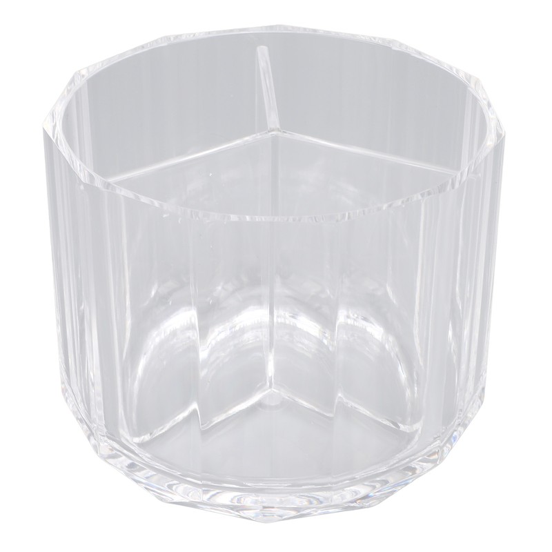 Cotton Swab Holder with Lid Clear Dust Proof Waterproof 3