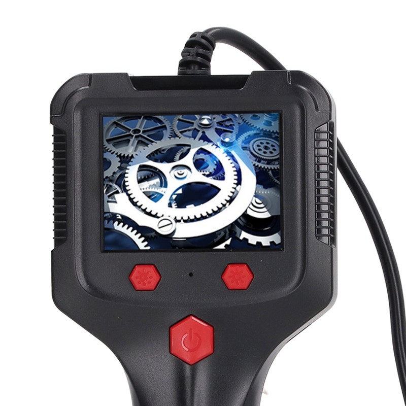 2.4in Screen Industrial Endoscope 8mm Dia Waterproof Lens Borescope Camera