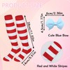 3Pcs Rag Doll Wig Women Red Yarn Cosplay Wigs Short