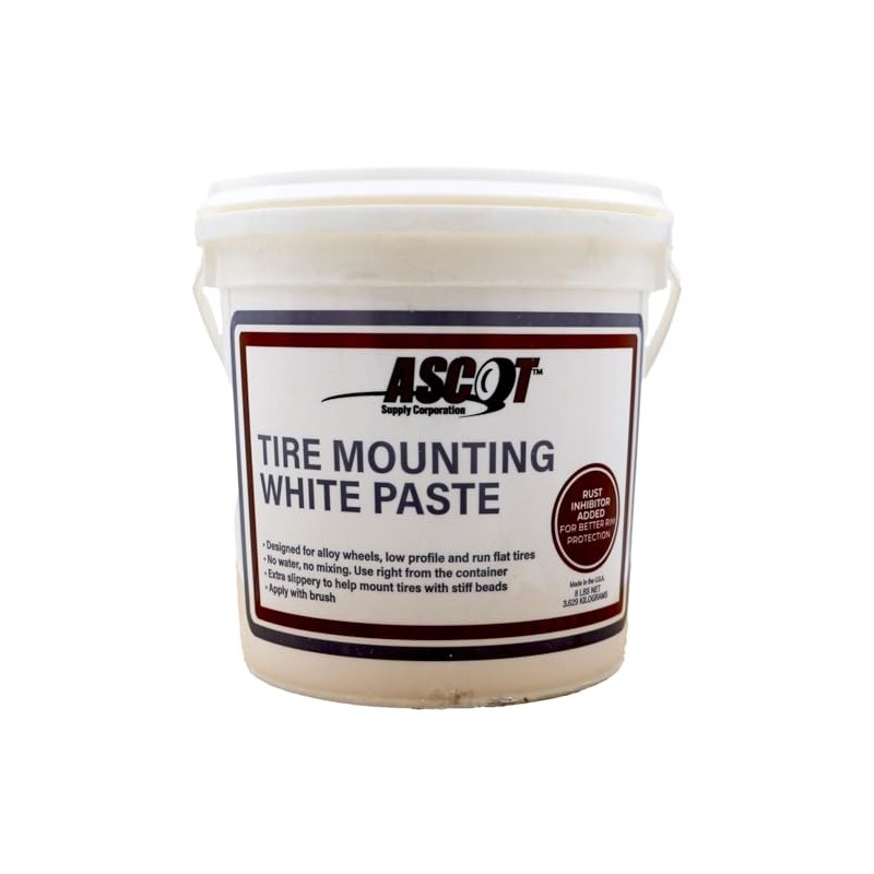 Ascot Tire Mounting Paste - White - 8lbs